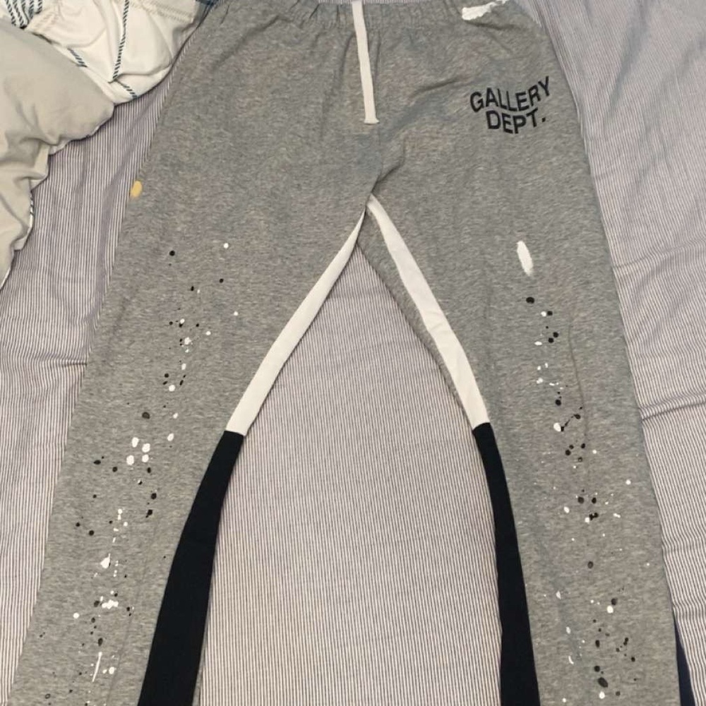 Gallery Dept Black and Gray Joggers Tapered Fit